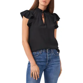 1.State Womens V Neck Cap Sleeve Blouse