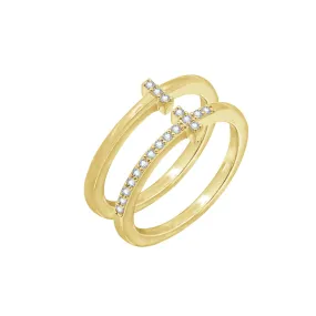 2 Piece Stackable Ring Set