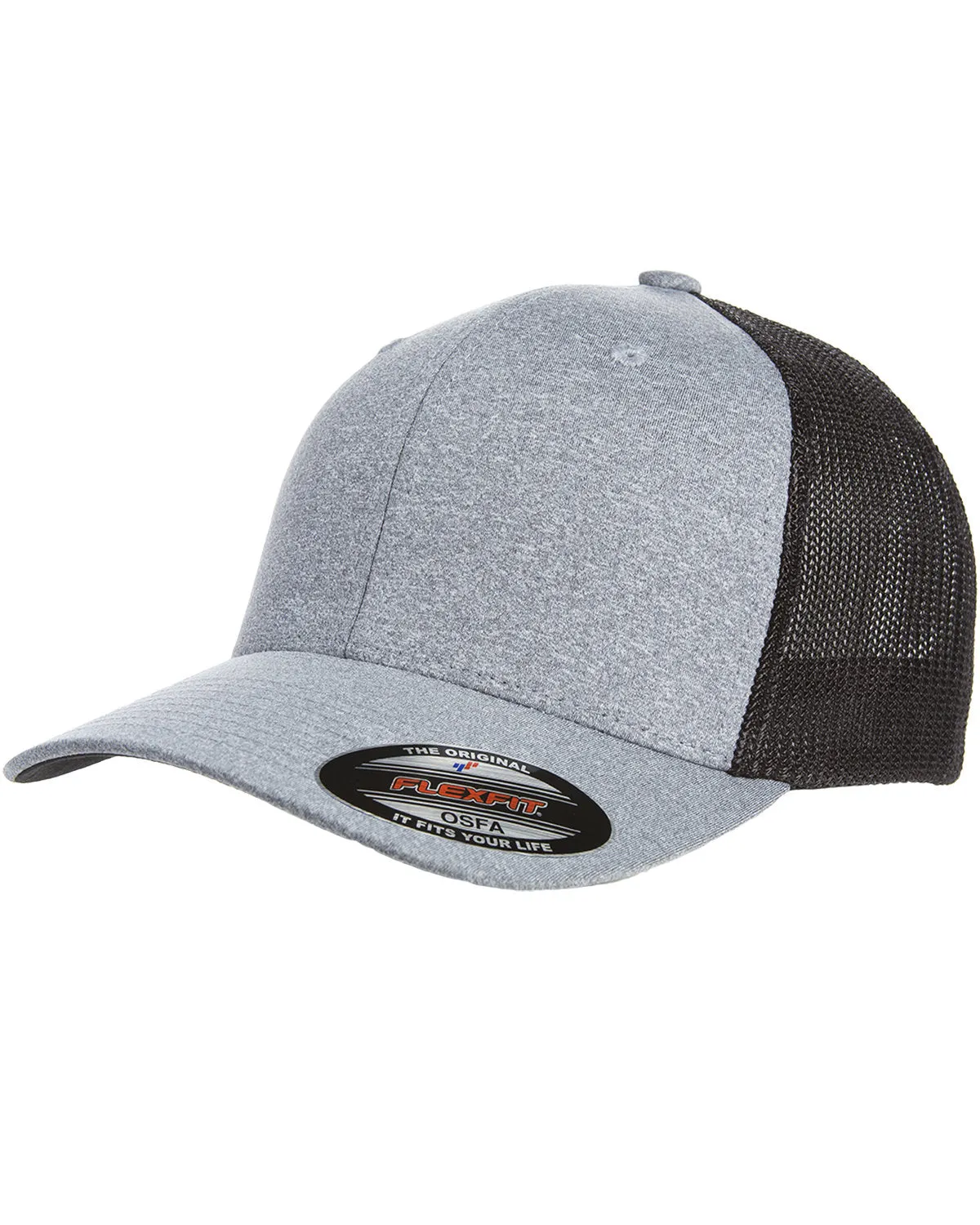 Adult Poly Melange Stretch Mesh Cap