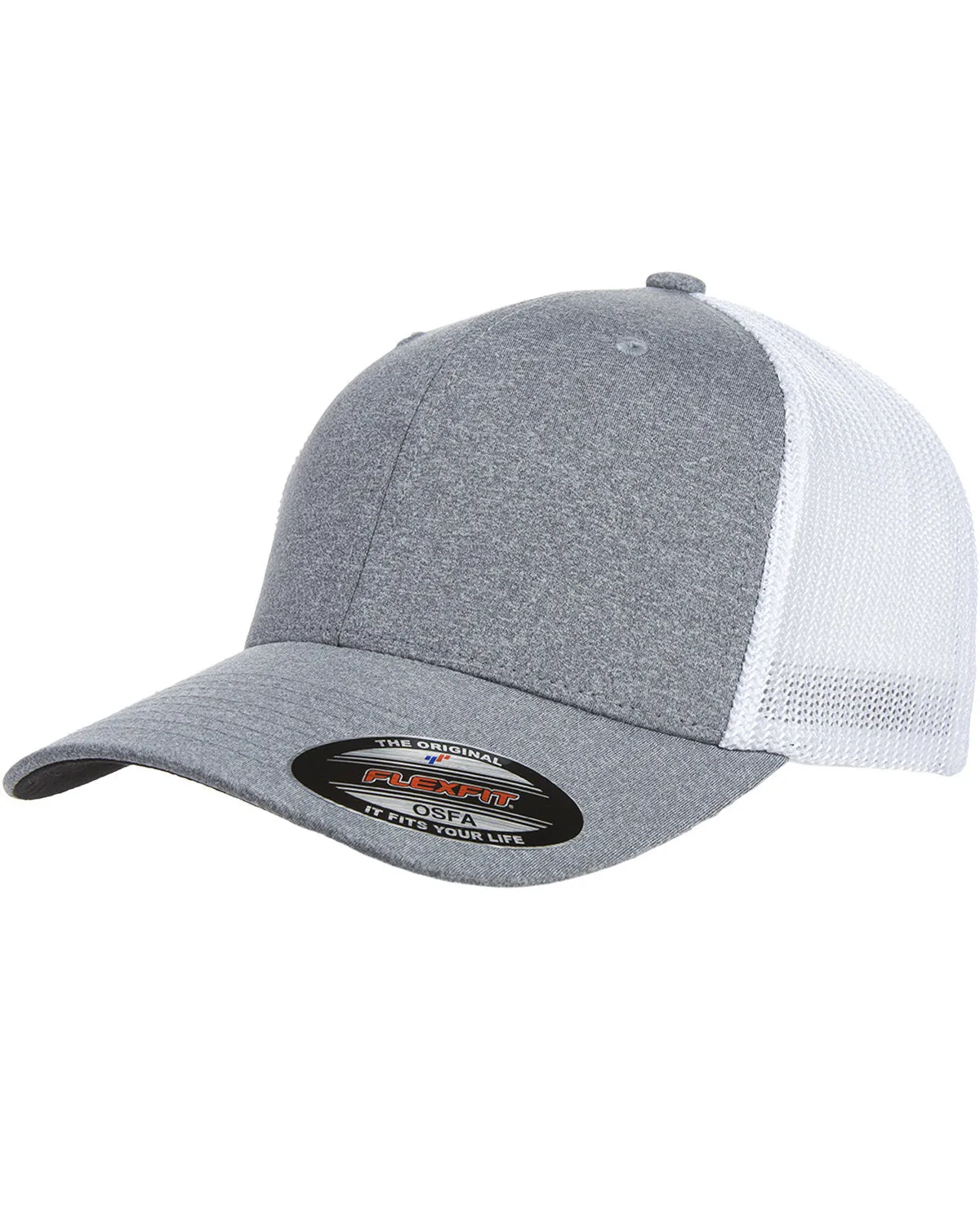 Adult Poly Melange Stretch Mesh Cap