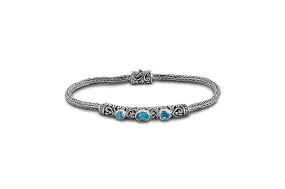 Agam Bracelet- Blue Topaz