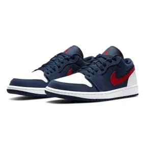 Air Jordan 1 Low USA Blue White Red