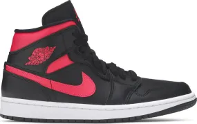 Air Jordan 1 Mid 'Black Siren Red' (GS)