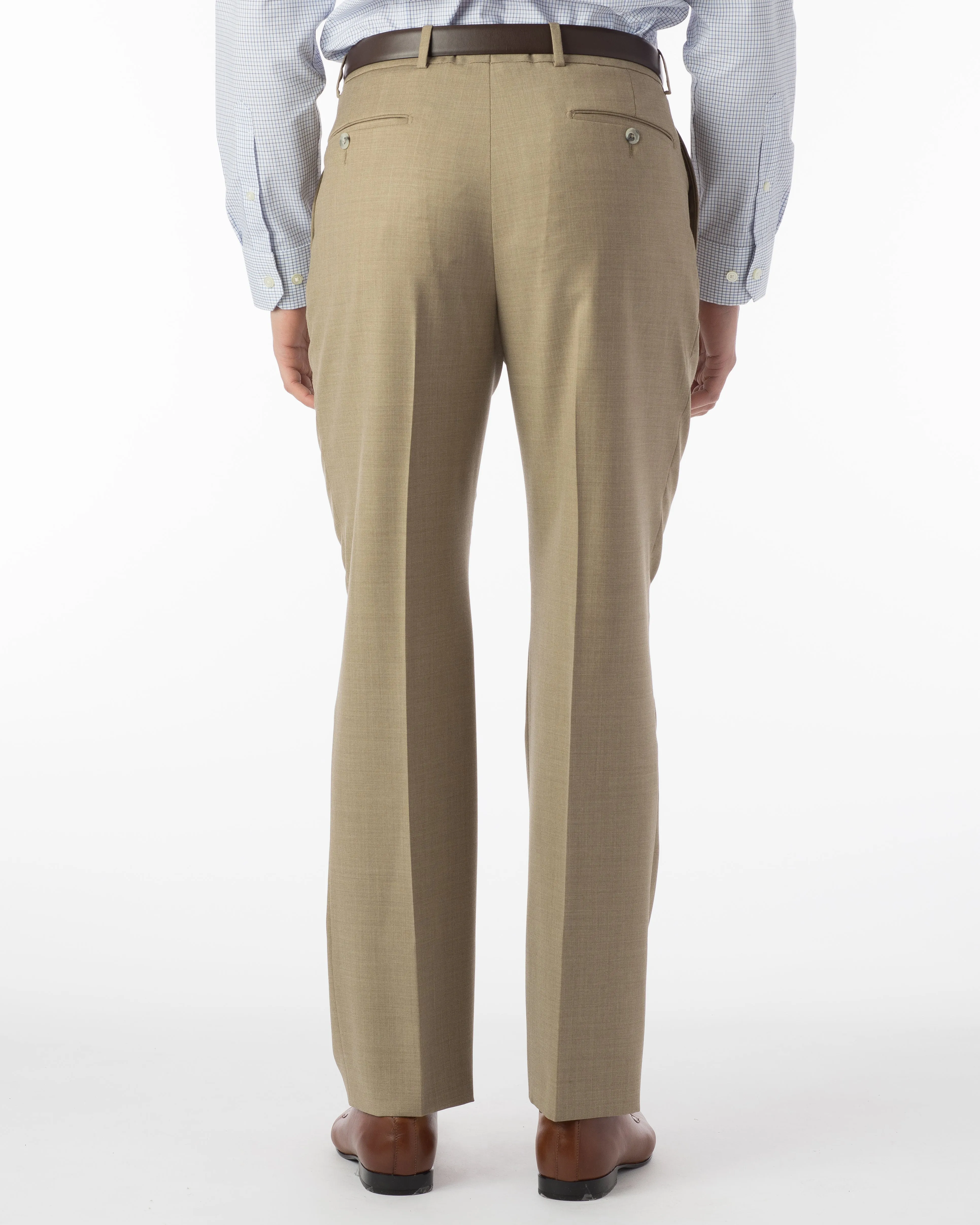 Ballin Pants - Dunhill Super 120’s 4 Harness Serge - Tan