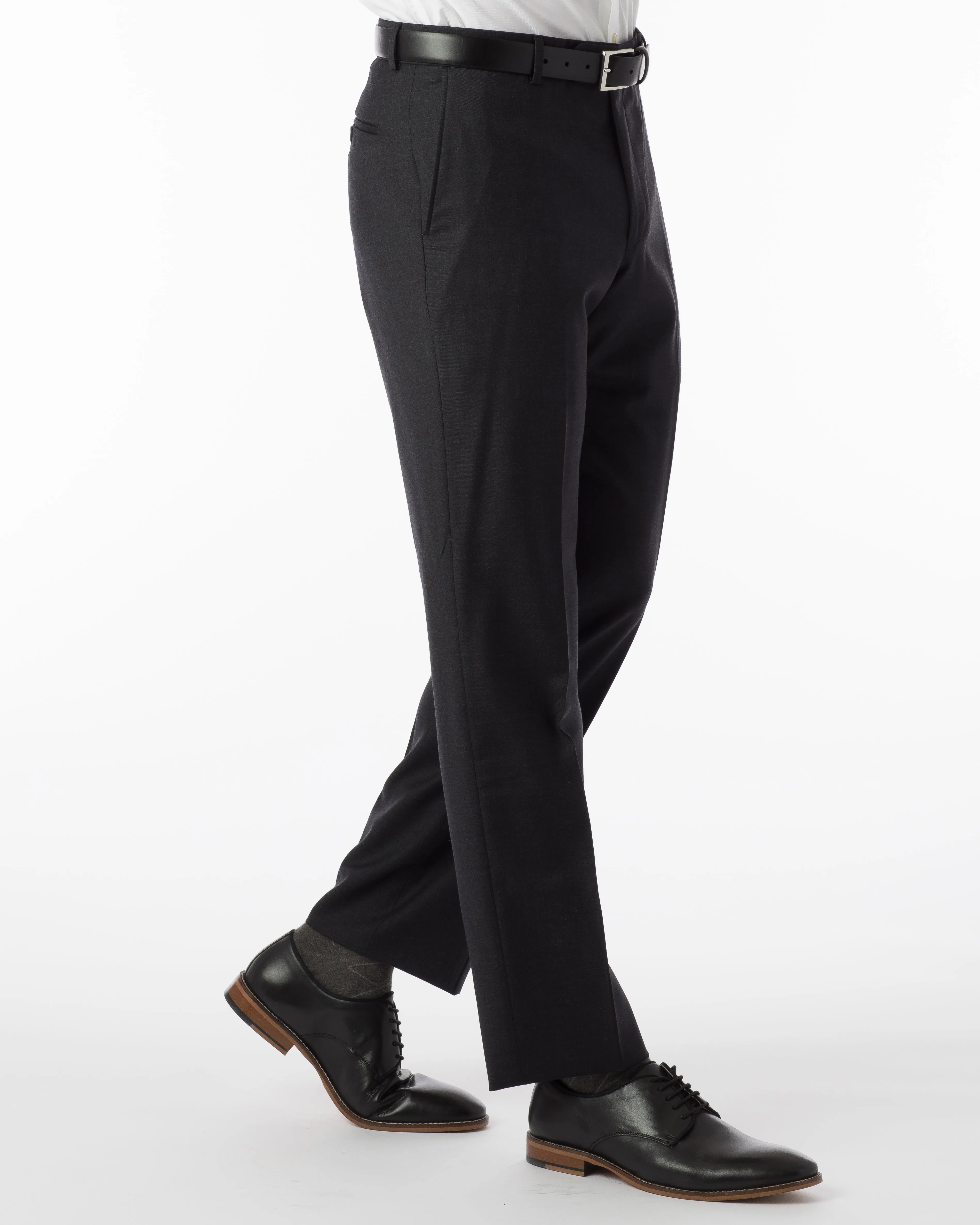 Ballin Pants - Soho Super 120’s 4 Harness Serge - Charcoal