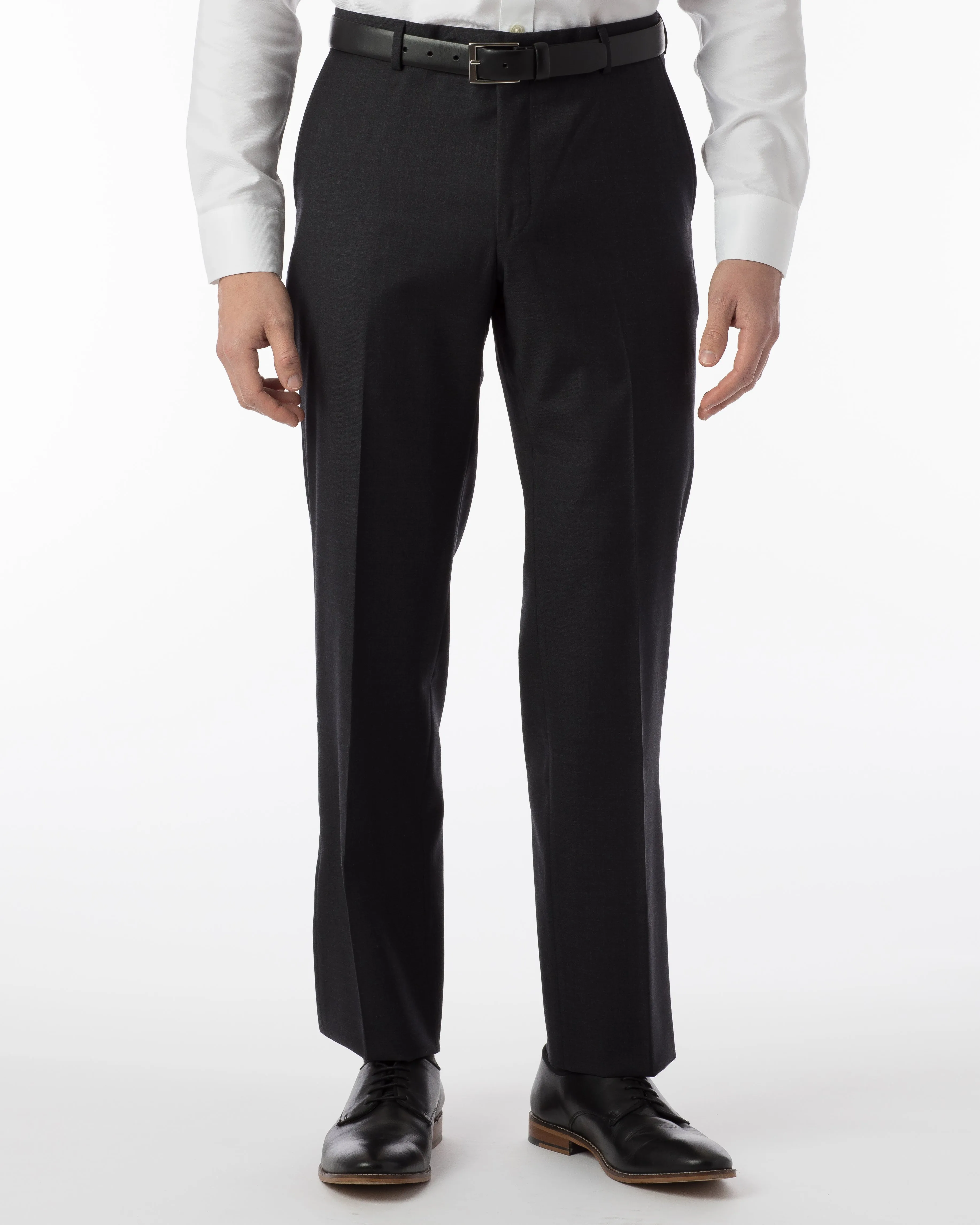 Ballin Pants - Soho Super 120’s 4 Harness Serge - Charcoal