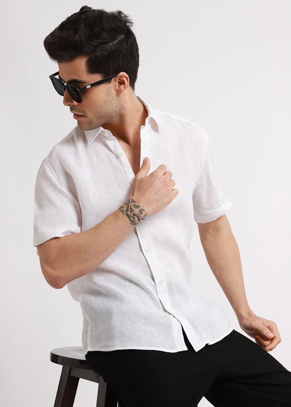 Batiste White Linen shirt