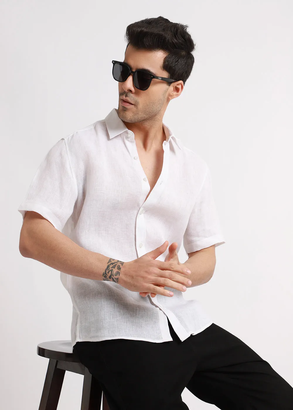 Batiste White Linen shirt