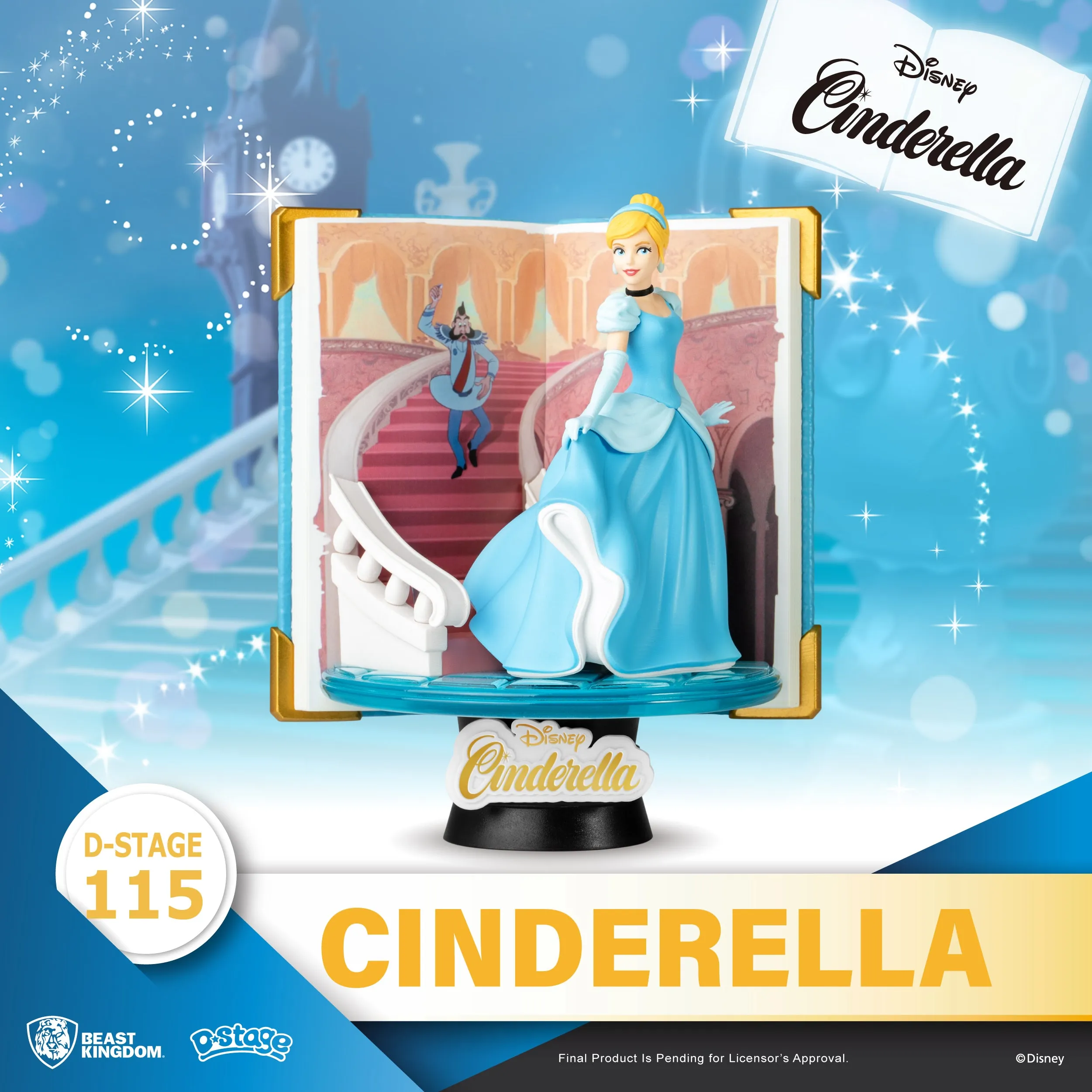 Beast Kingdom DS-115 Disney Story Book Series: Cinderella Diorama Stage D-Stage Figure Statue