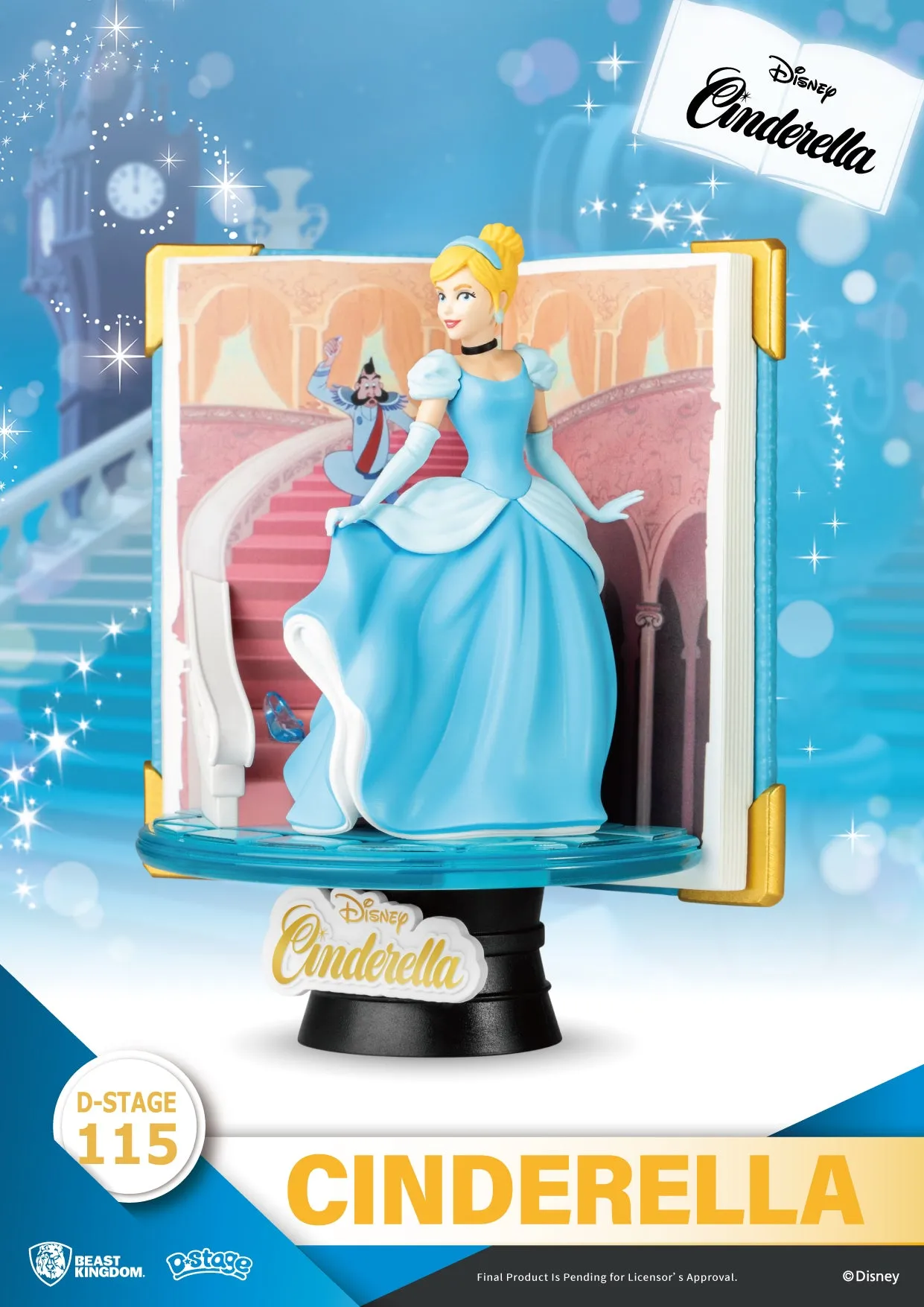 Beast Kingdom DS-115 Disney Story Book Series: Cinderella Diorama Stage D-Stage Figure Statue