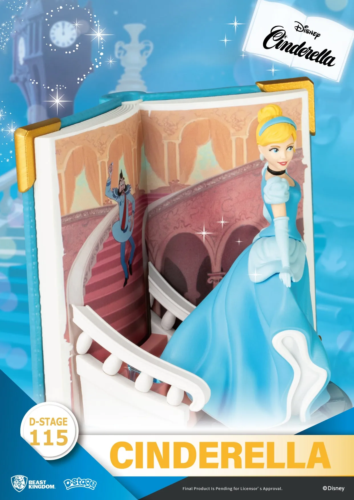 Beast Kingdom DS-115 Disney Story Book Series: Cinderella Diorama Stage D-Stage Figure Statue