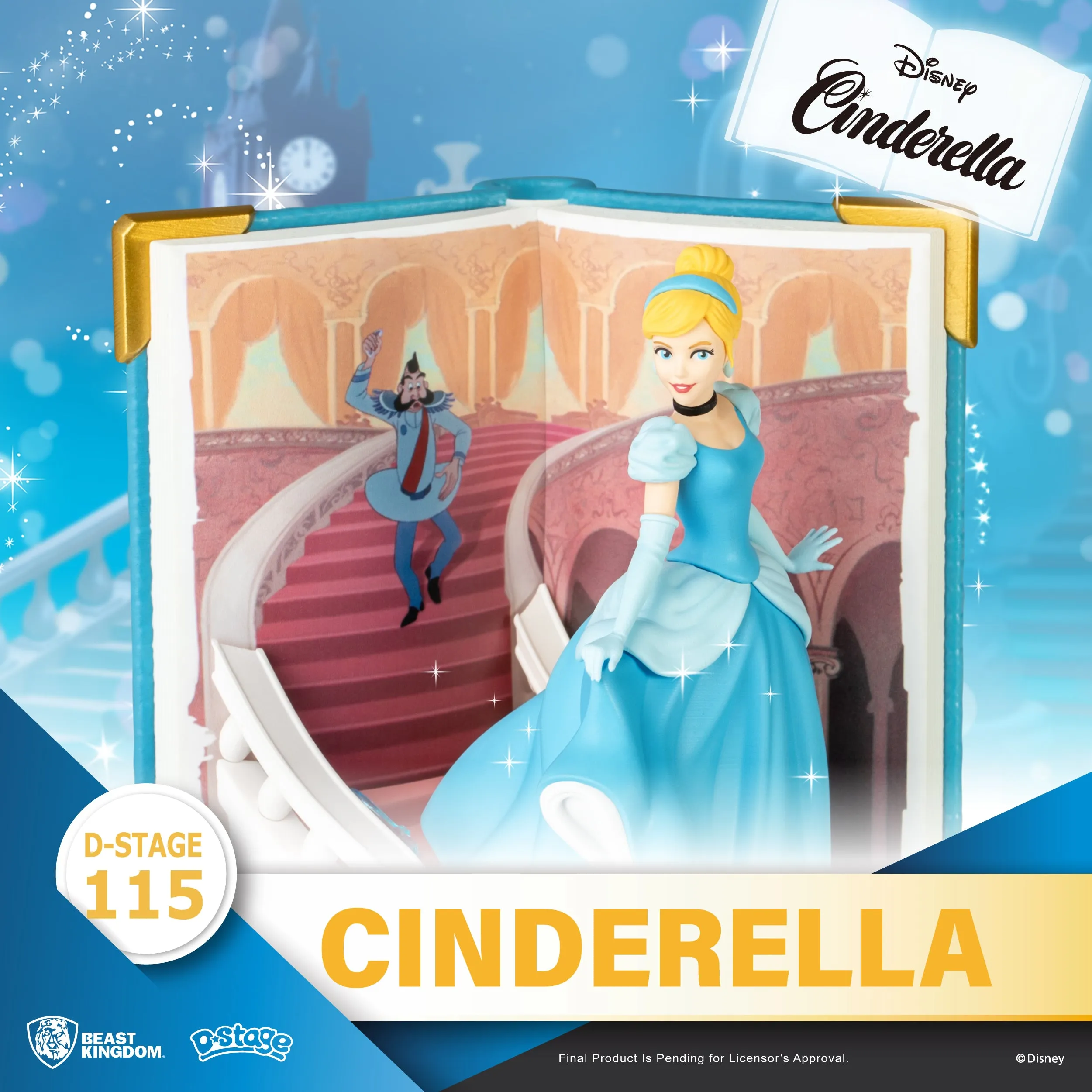 Beast Kingdom DS-115 Disney Story Book Series: Cinderella Diorama Stage D-Stage Figure Statue