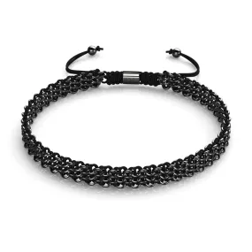 Black x Gunmetal | Kismet Links | Choker Necklace