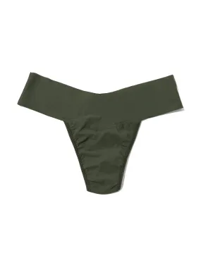 BreatheSoft™ Natural Rise Thong Pine Tree Green Sale