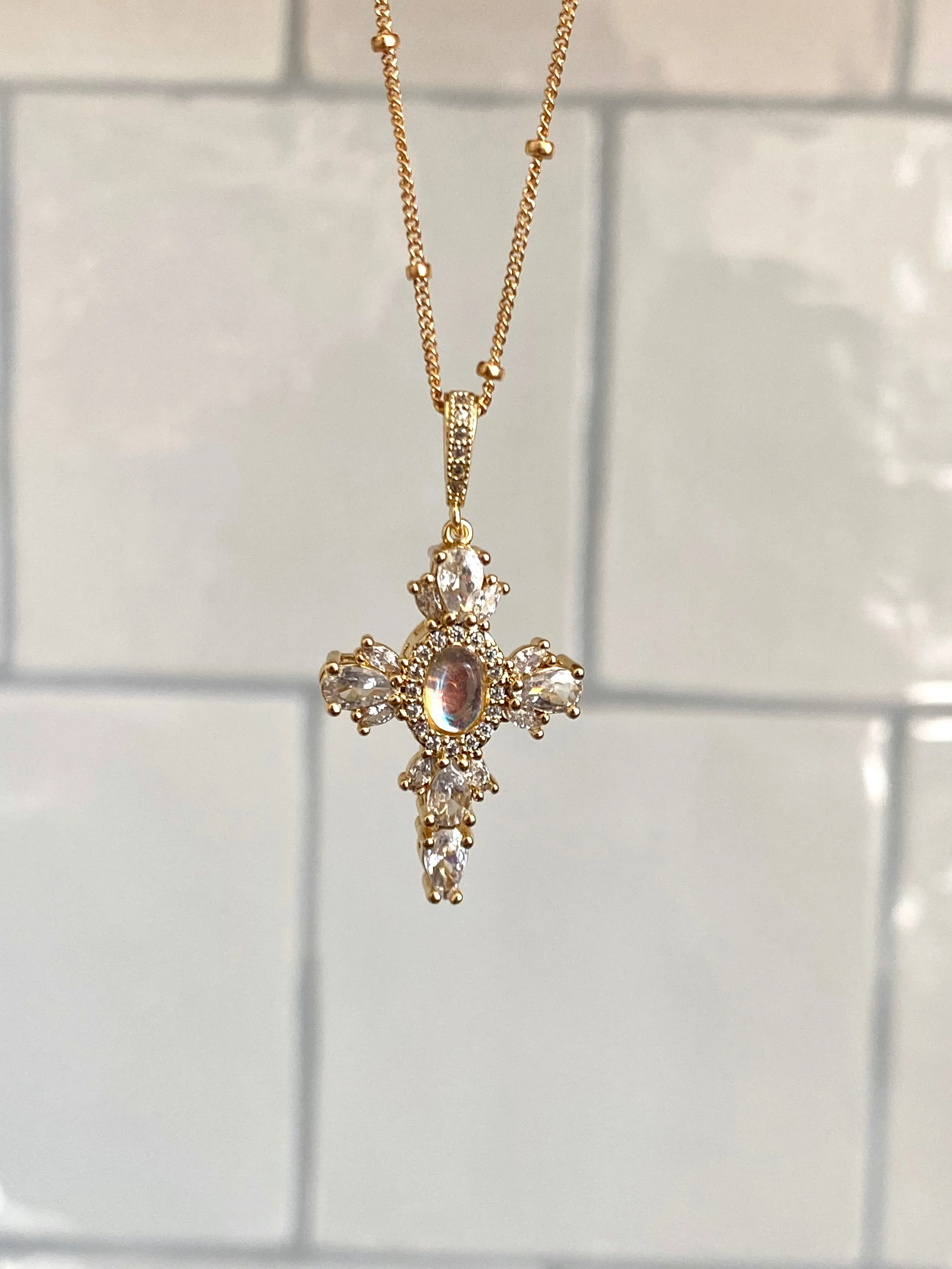 Capri Cross Necklace