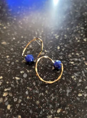 Comet Earrings Navy