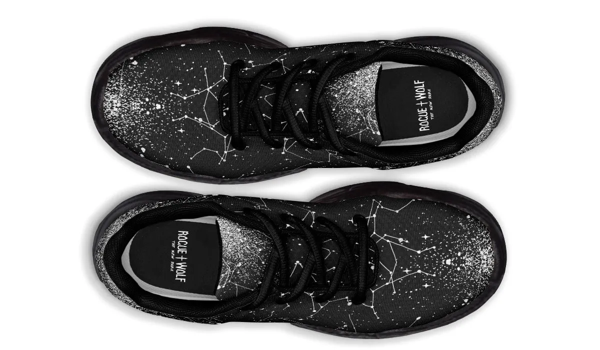 Constellation Chunky Sneakers - Light Breathable and Comfortable Sports Shoes with Platform Soles