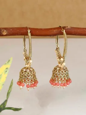 Coral Rishi Jhumkis