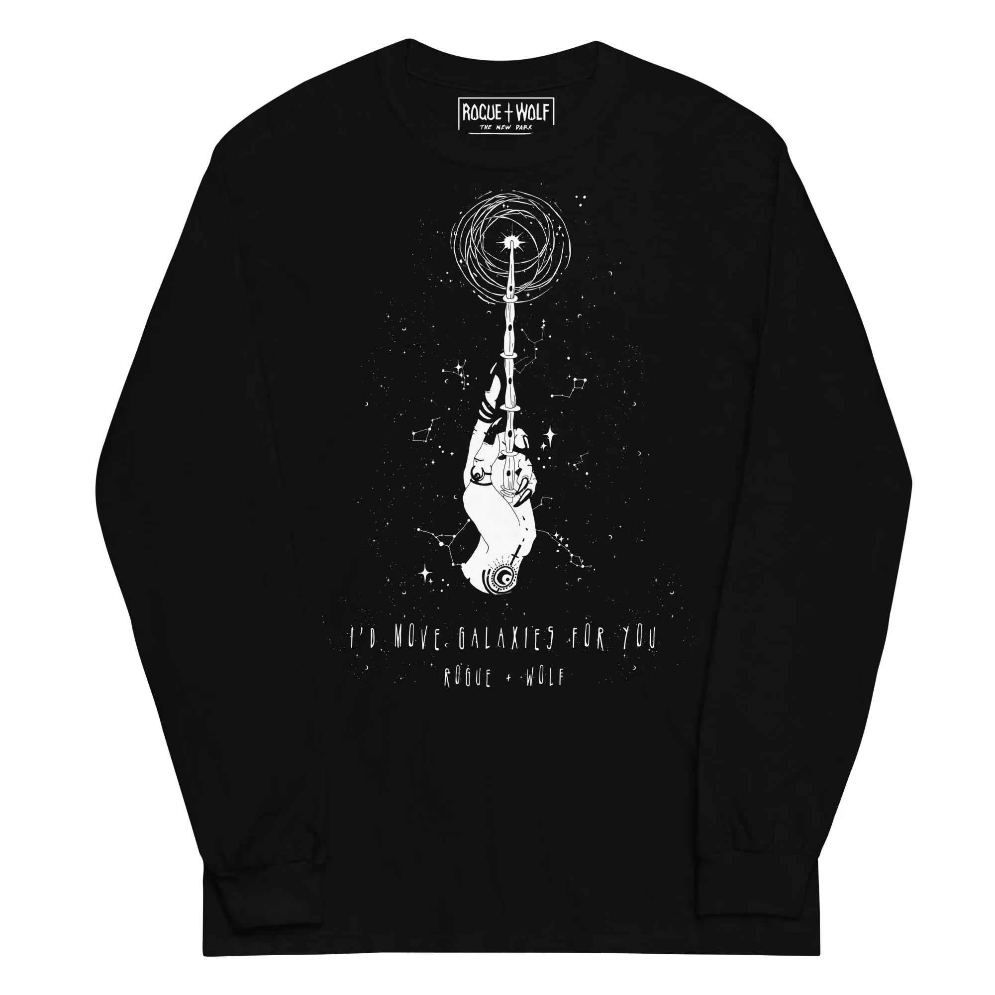 Cosmic Devotion Long Sleeve Tee - Unisex & Vegan Alt Goth Witchy Top Grunge Aesthetic Fashion Cool Gothic gifts