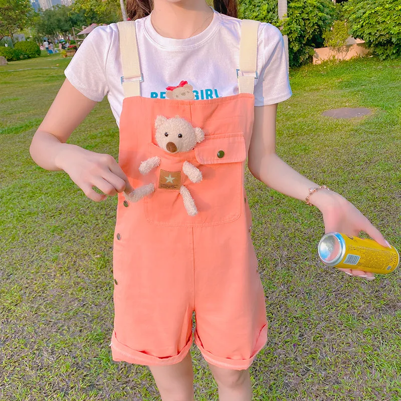 Cute bear overalls PL51578