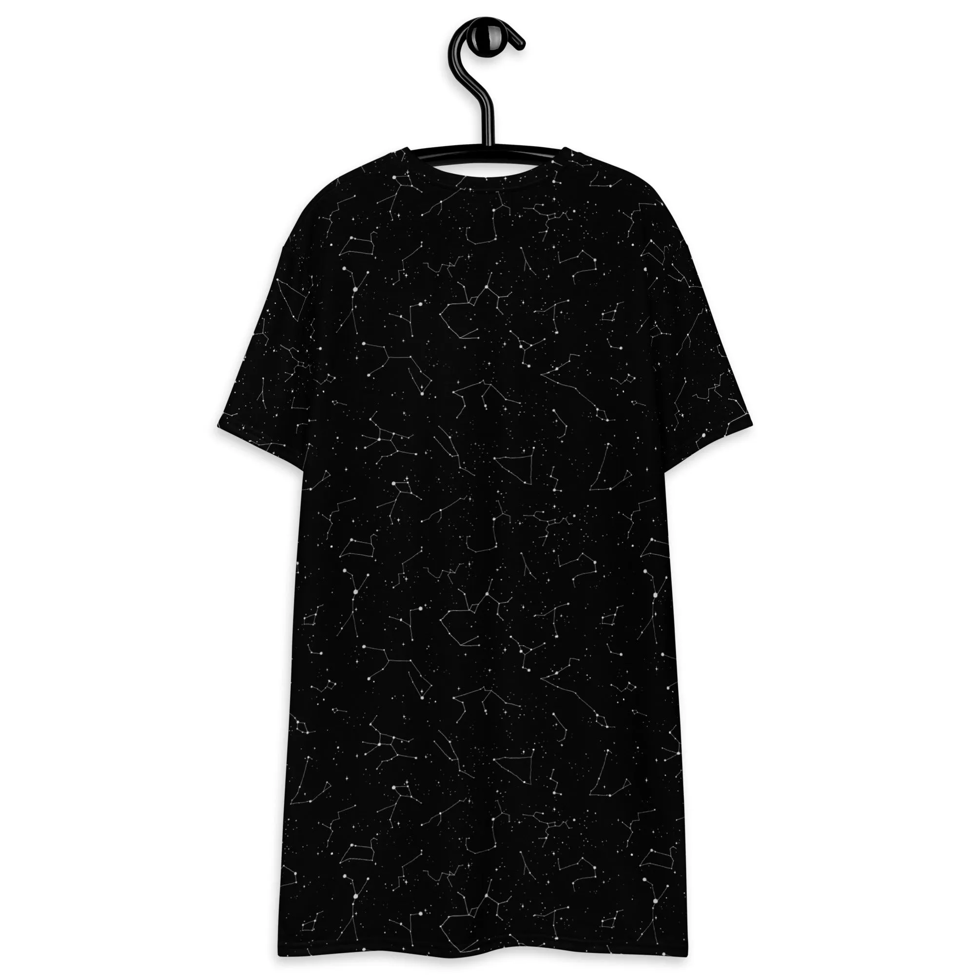 Dead or Alive Tee Dress - Vegan Oversized T-shirt Witchy Alt Style Occult Grunge Aesthetic Unisex Goth Black Dress