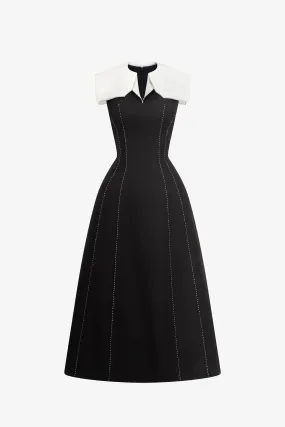 Emilia Stitching Midi Dress