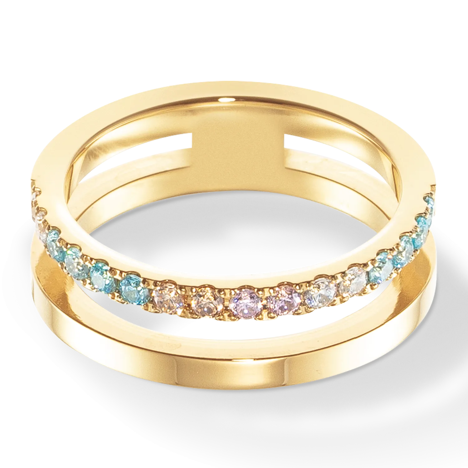 Eternal Unity Ring gold-multicolour pastel