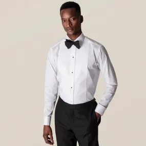 ETON PIQUE BLACK TIE SHIRT