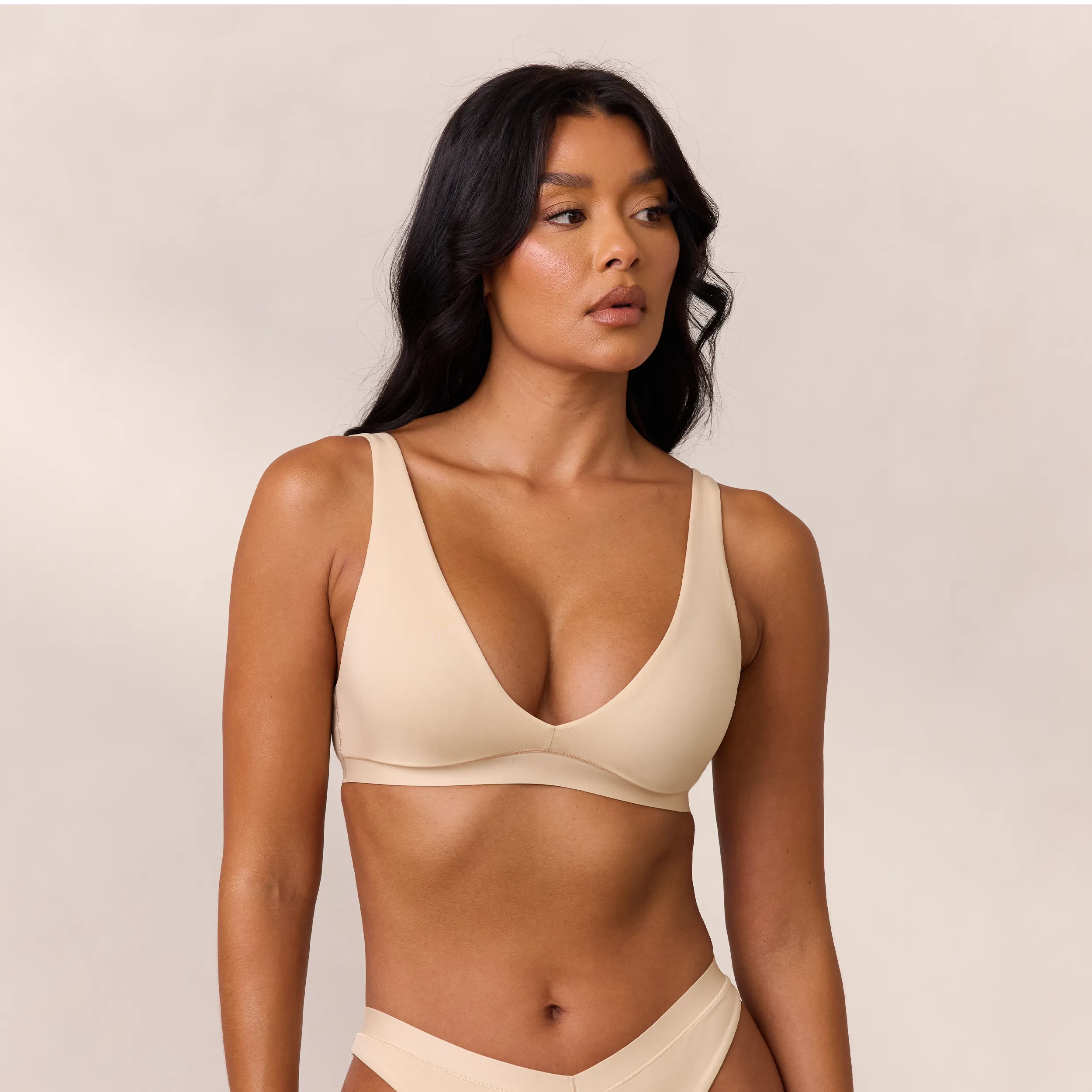 Everyday Comfort Triangle Bra - Vanilla