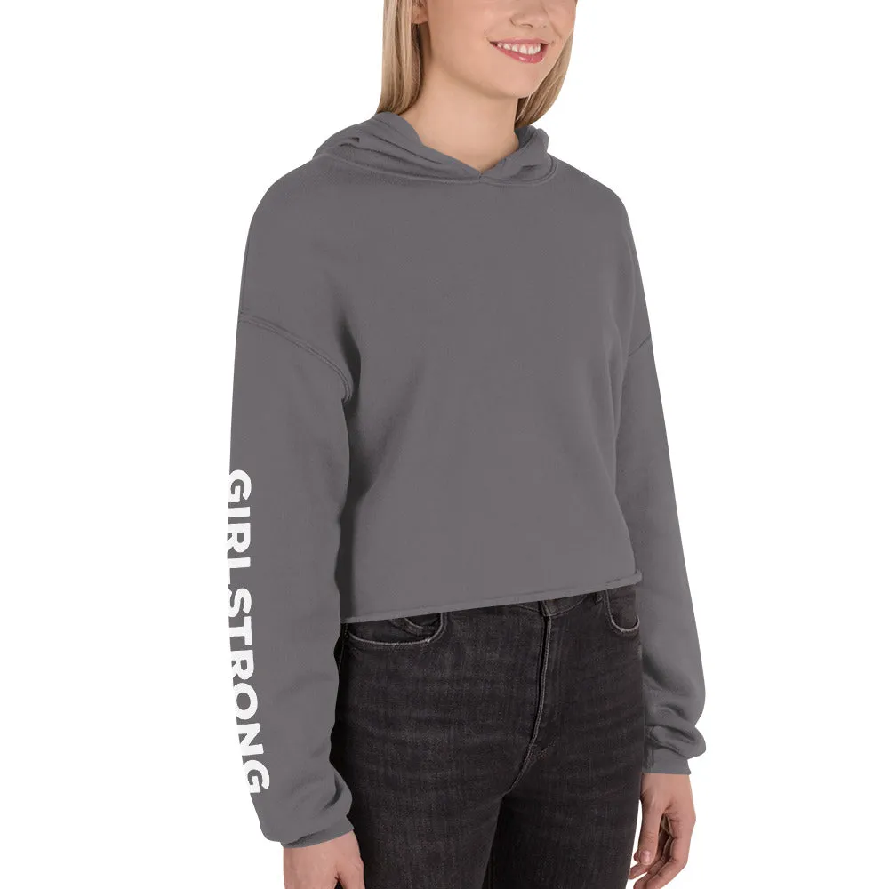 EVERYDAY FLEECE, COZY CHIC CROPPED HOODIE STORM