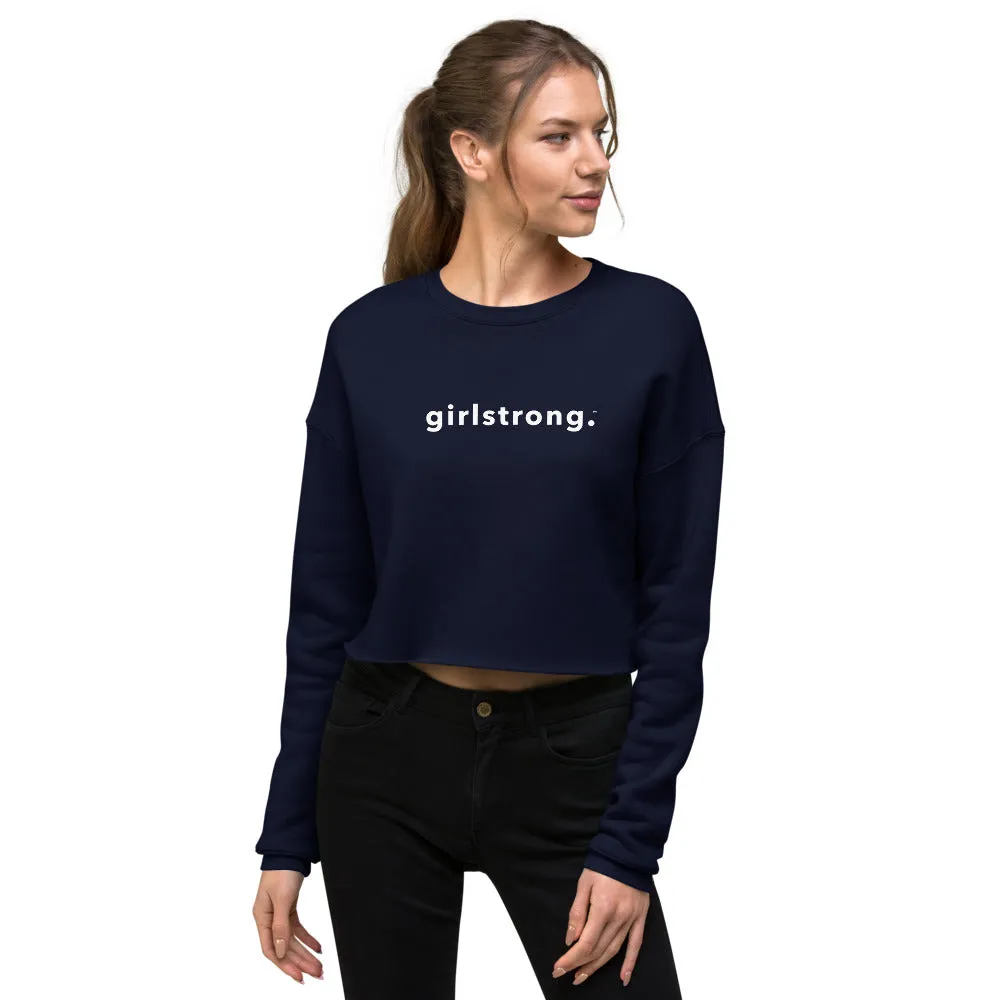 EVERYDAY FLEECE CROPPED SWEATSHIRT NAVY