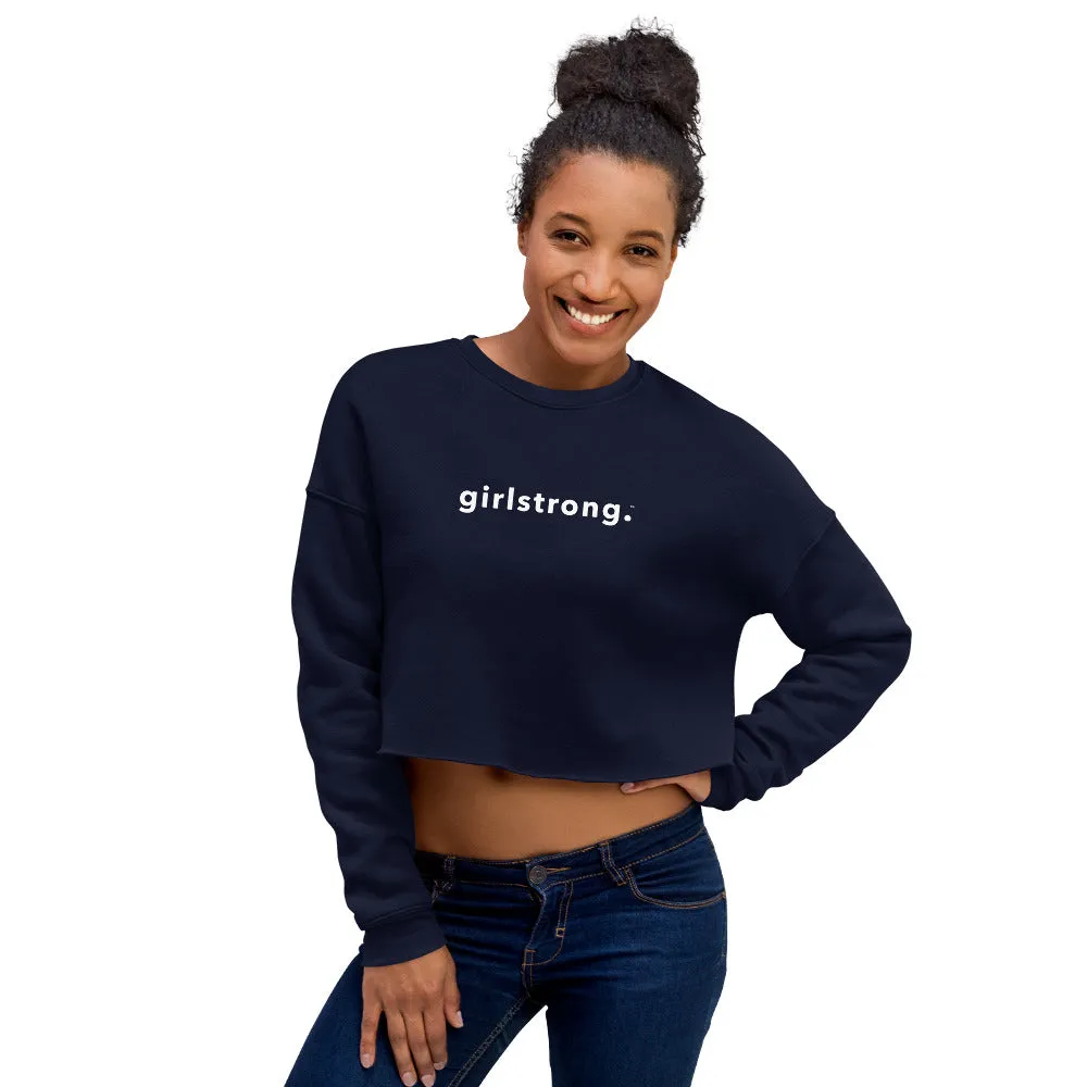 EVERYDAY FLEECE CROPPED SWEATSHIRT NAVY