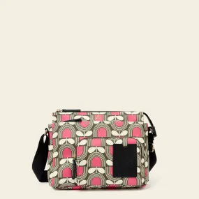 Fielder Crossbody - Striped Tulip Fuchsia