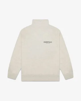 FOG ESSENTIALS SS20 LOGO OATMEAL MOCKNECK CREW