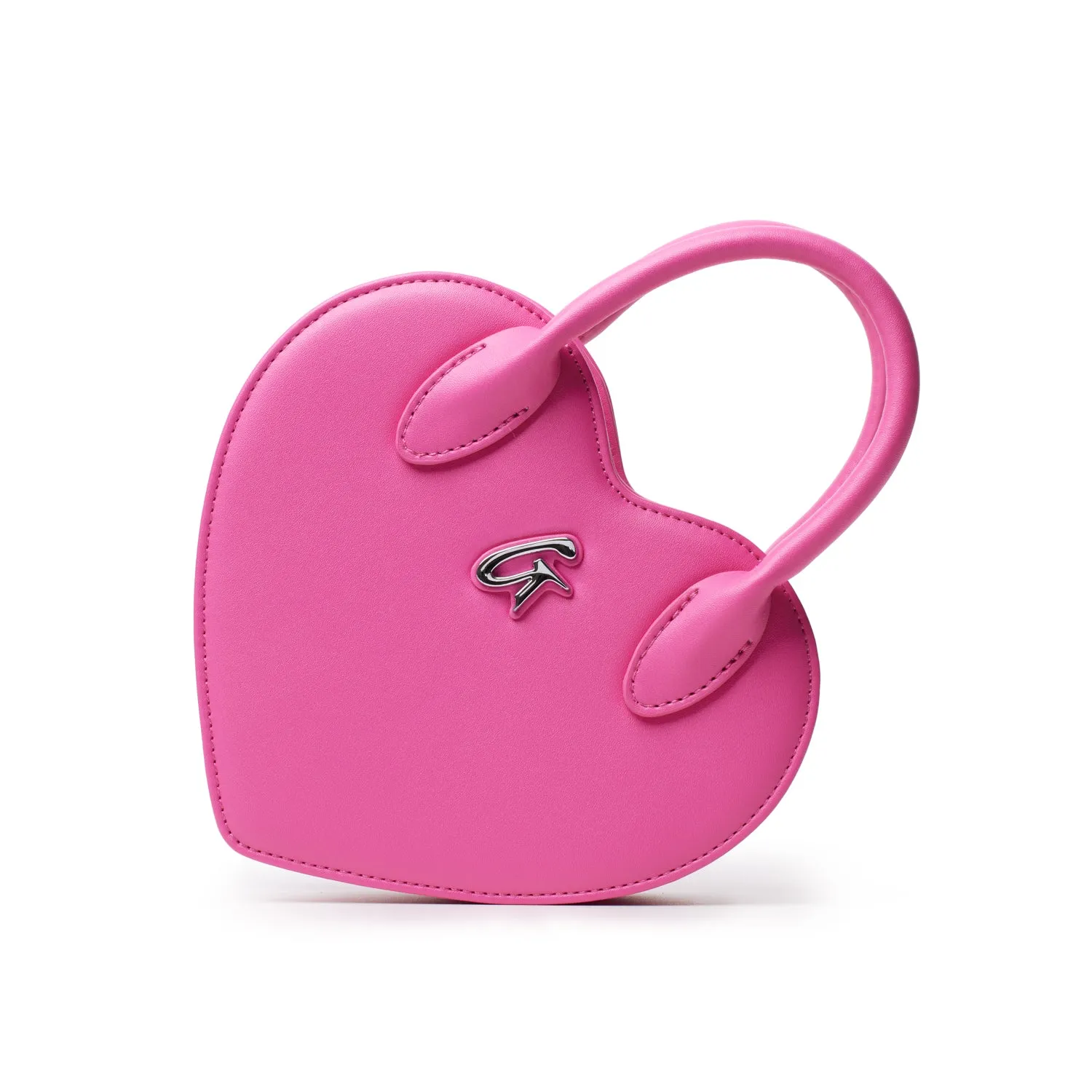 GLAM-AHOLIC PINK HEART BAG