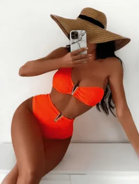 GOLD VEE BIKINI - ORANGE