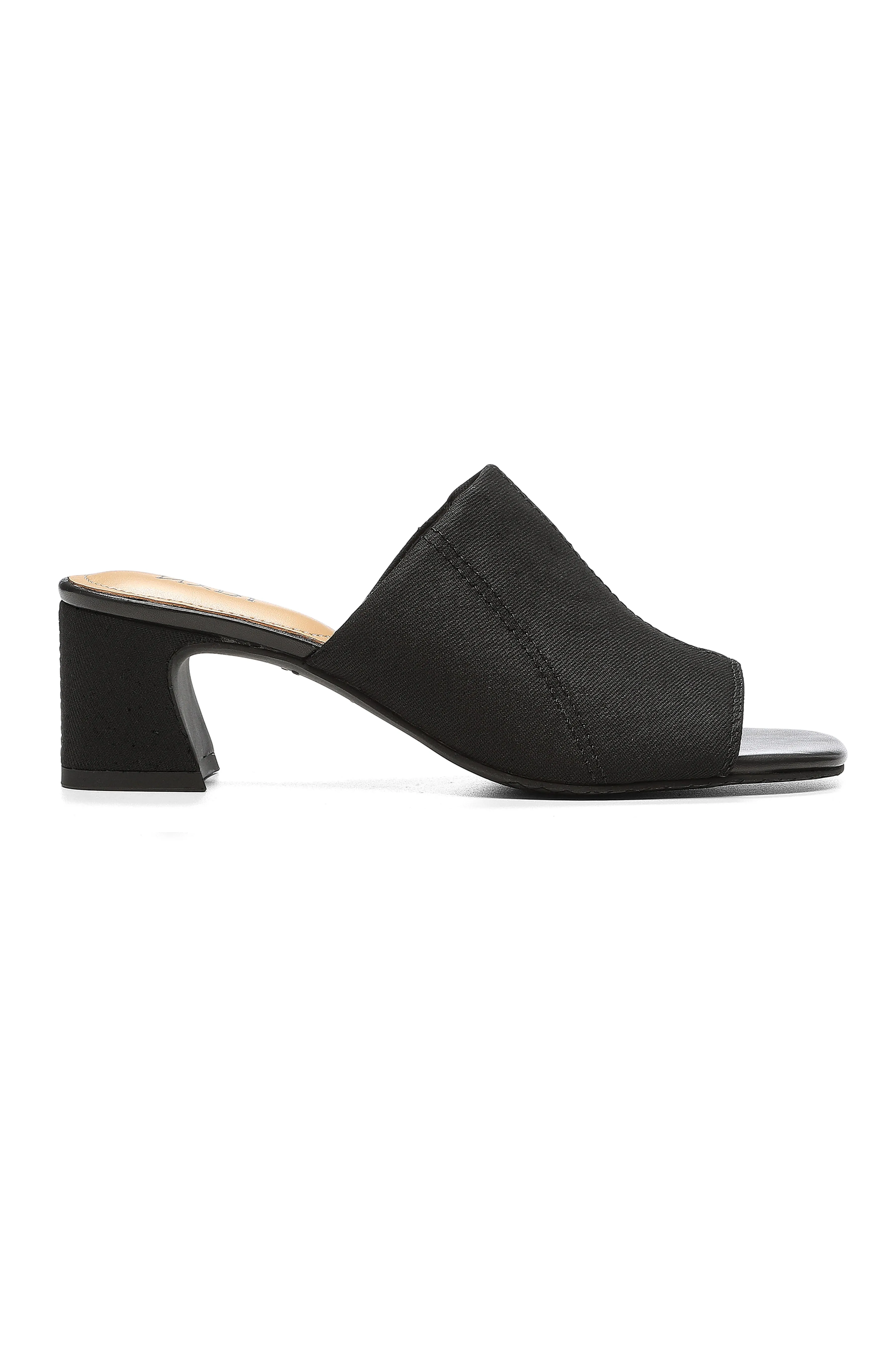 Gwen Stretch Mules - Black