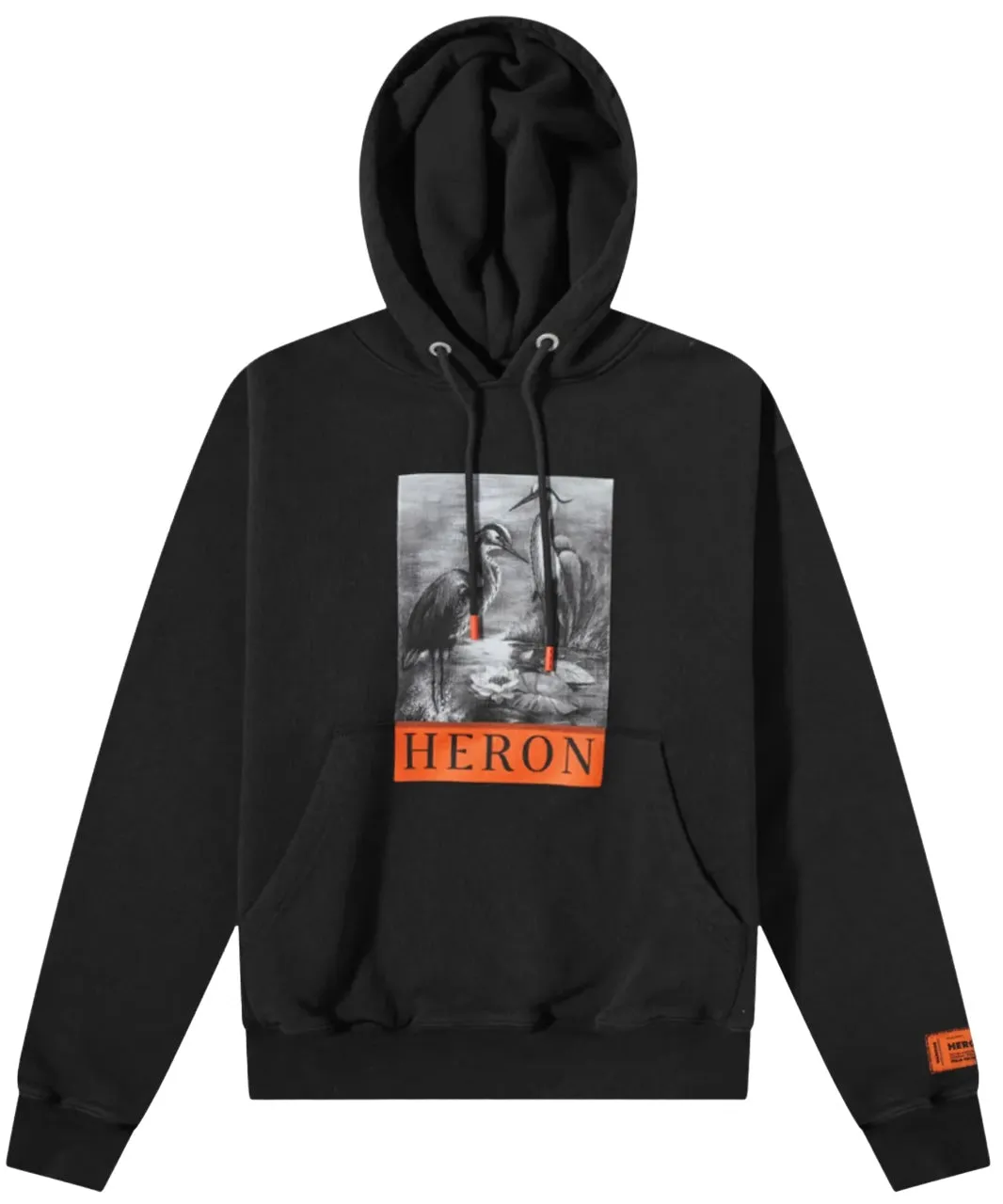 Heron Preston Heron BW Hoodie Black White