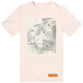 Heron Preston Heron Debossed Birds T-Shirt Pink