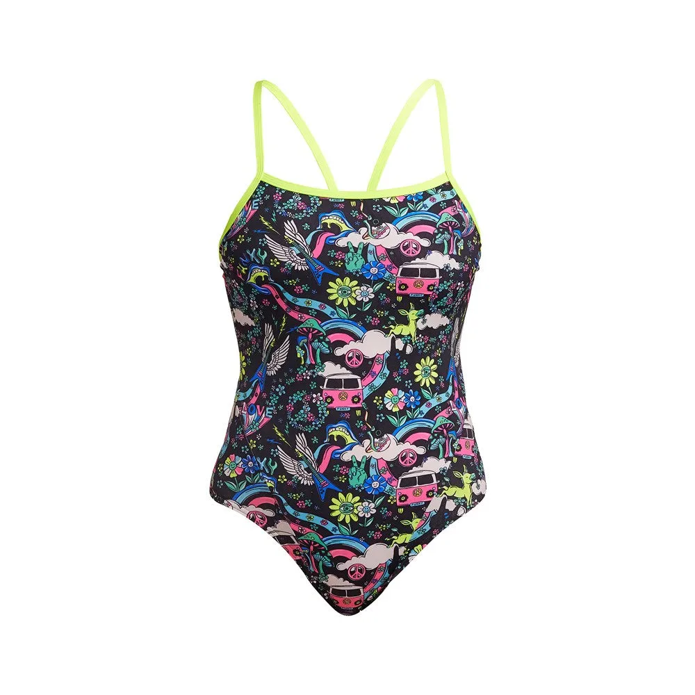 LADIES HIPPY DIPPY SINGLE STRAP ONE PIECE