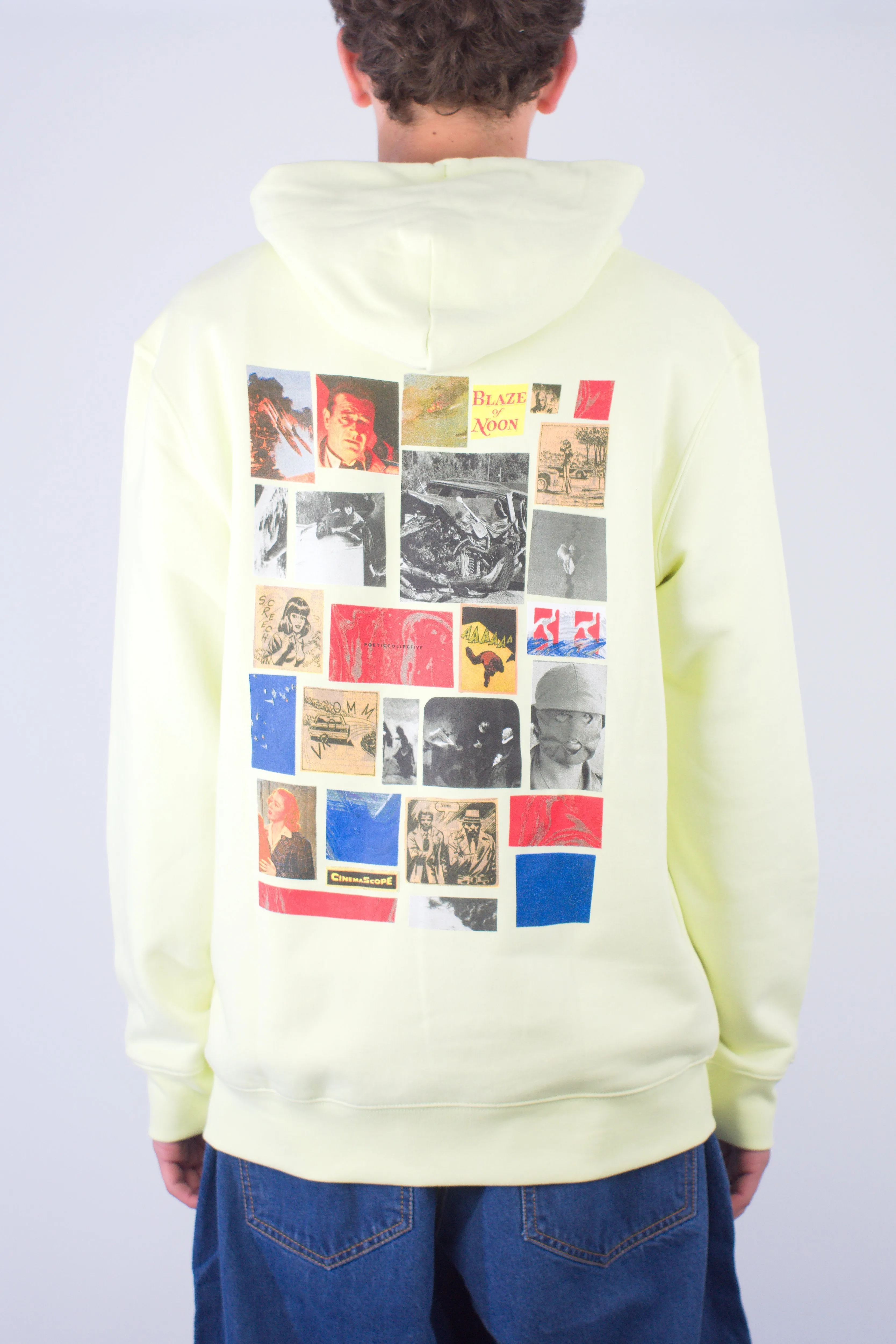 Poetic Collective - Blaze Of Noon - Heavyweight Organic Cotton Hoodie - Lemon