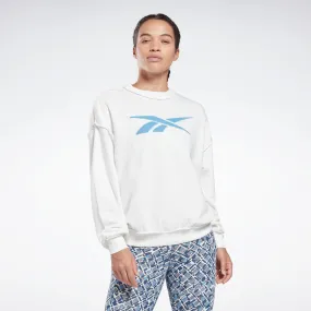 Reebok Apparel Women Myt Crew Sweatshirt White