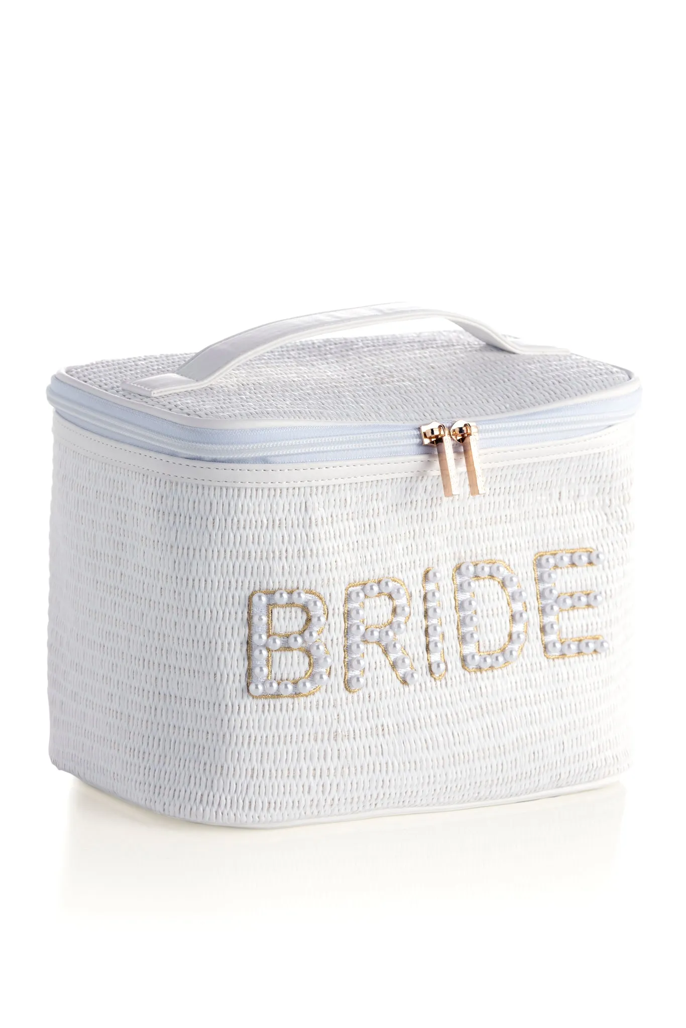 Shiraleah "Bride" Cosmetic Case, White