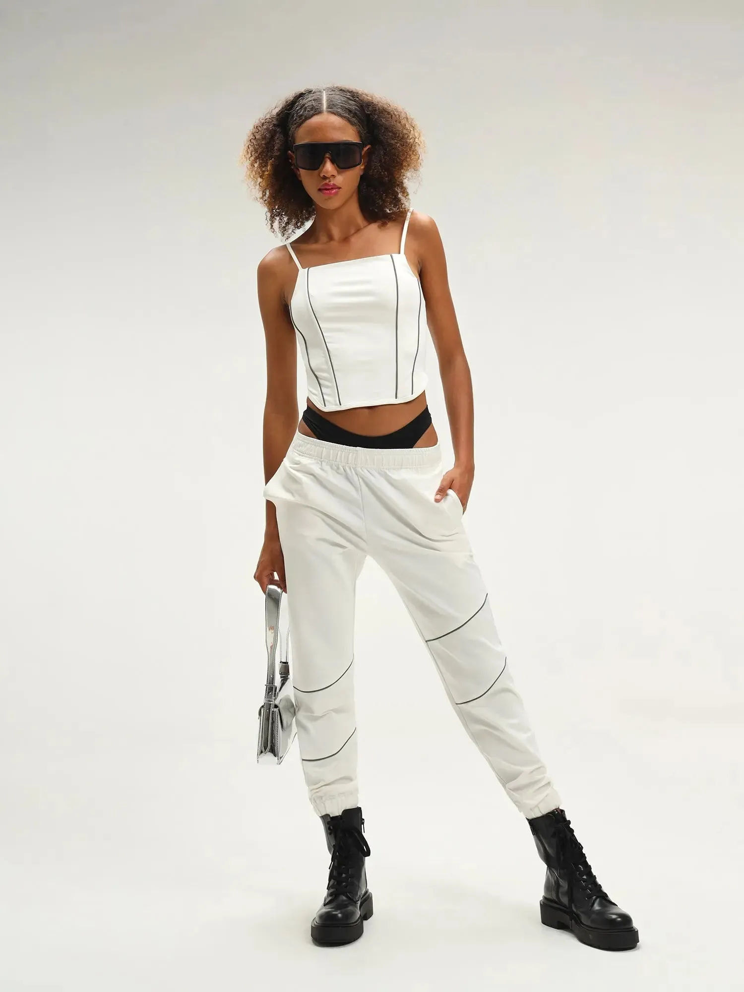 Sydney White Reflex Co-ord Set