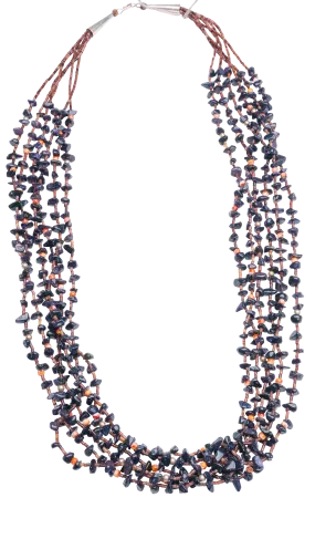 Tourmaline & Spiny Oyster Shell Necklace | Gabe Romero