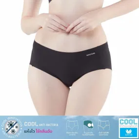 Wacoal Oh my nudes Cool innovation panty กางเกงในไร้ขอบ รุ่น WU3194 สีดำ (BL)